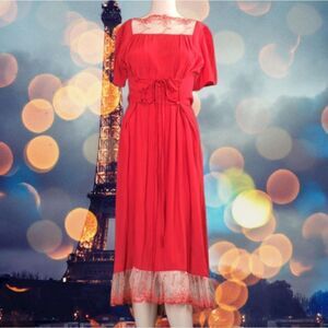 Antoine et Lili Paris Lace Trimmed Dress